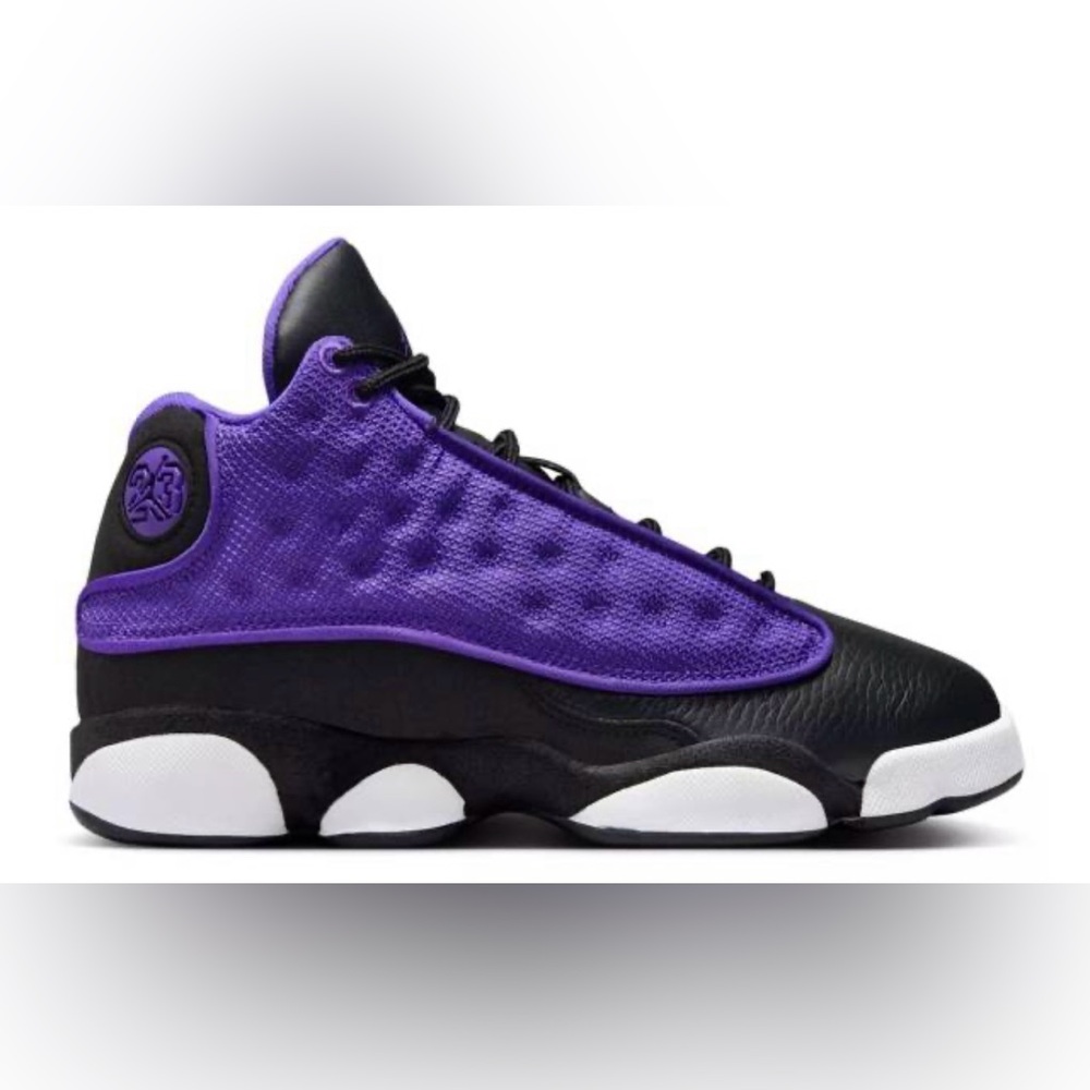 Kids Black and Purple Sneakers